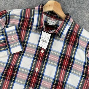 J.Crew Shirt Women's Small Multicolor Plaid Long Sleeve Button Down